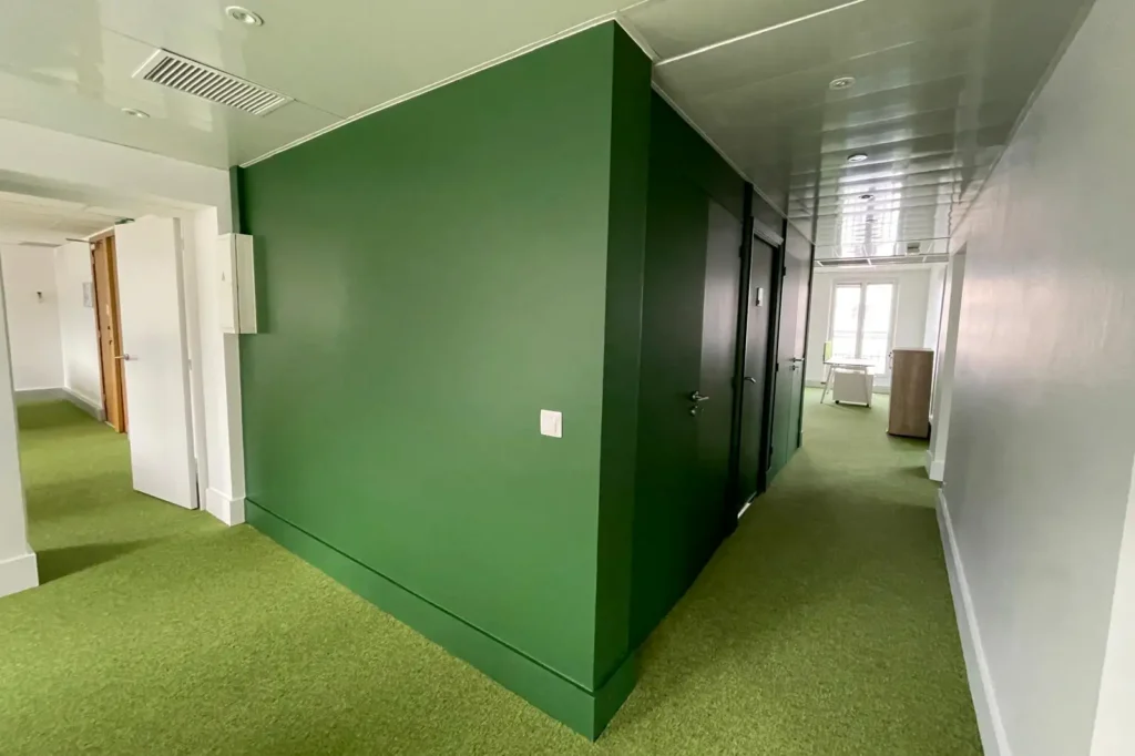 Rénovation de bureaux aux couleurs de l'Irlande